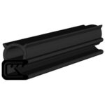 Black EPDM Door Profile
