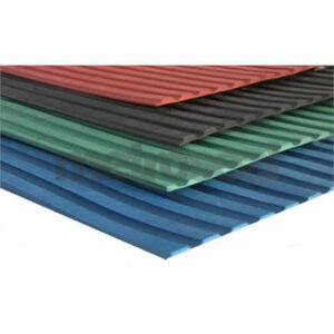 Medium ribbed flat fluted runner matting