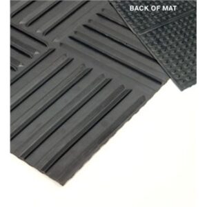 'Vari-Ribbed Scraper' Rubber Runner Matting