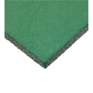 Green Moulded Crumb Rubber Tiles