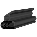 Black EPDM Door Profile