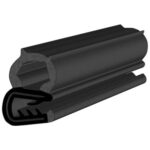 Black EPDM Door Profile