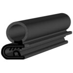 Black EPDM Door Profile