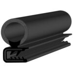 Black EPDM Door Profile