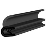 Black EPDM Door Profile