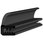 Black EPDM Door Profile