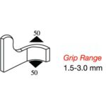 Black EPDM Door Profile