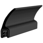 Black EPDM Door Profile