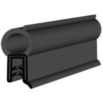 Black EPDM Boot Seal Profile