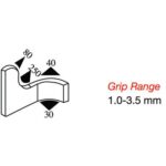 Black EPDM Boot Seal Profile