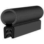 Black EPDM Boot Seal Profile