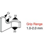 PVC Profile Grip Range 1.0 - 2.0 mm
