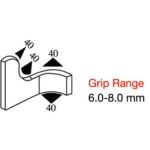 PVC Profile Grip Range 6.0 - 8.0 mm
