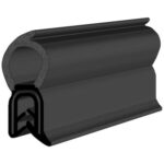 Black EPDM Boot Seal Profile