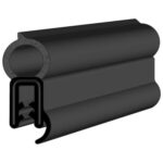 Black EPDM Boot Seal Profile