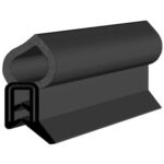 Black EPDM Boot Seal Profile