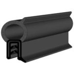 Black EPDM Boot Seal Profile