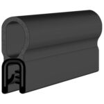 Black EPDM Boot Seal Profile