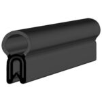 Black EPDM Boot Seal Profile