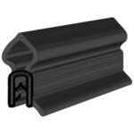 Black EPDM Boot Seal Profile