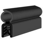 Black EPDM Boot Seal Profile