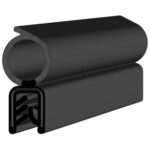 Black EPDM Boot Seal Profile