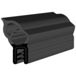 Black EPDM Boot Seal Profile