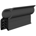 Black EPDM Boot Seal Profile