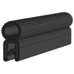 Black EPDM Boot Seal Profile