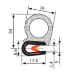 PVC EPDM Sealing Profile