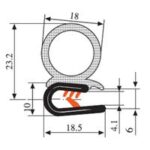PVC EPDM Sealing Profile