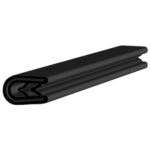 Black EPDM Door Profile