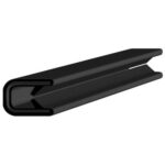 Black EPDM Door Profile