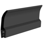 Black EPDM Door Profile