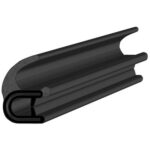 Black EPDM Door Profile