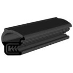 Black EPDM Door Profile
