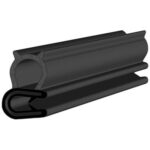 Black EPDM Door Profile