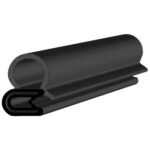 Black EPDM Door Profile
