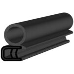 Black EPDM Door Profile