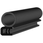 Black EPDM Door Profile