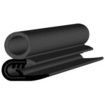 Black EPDM Door Profile