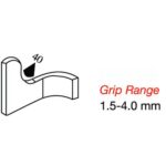 Black EPDM Door Profile