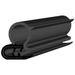Black EPDM Door Profile