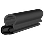 Black EPDM Door Profile