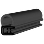 Black EPDM Door Profile
