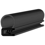 Black EPDM Door Profile