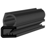 Black EPDM Door Profile