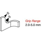 Black EPDM Door Profile