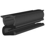 Black EPDM Door Profile