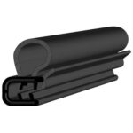 Black EPDM Door Profile